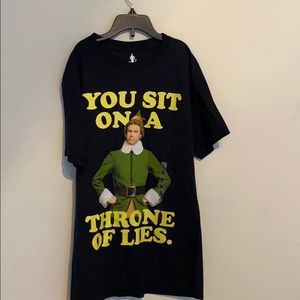 New You Sit on a Throne of Lies Elf shirt
